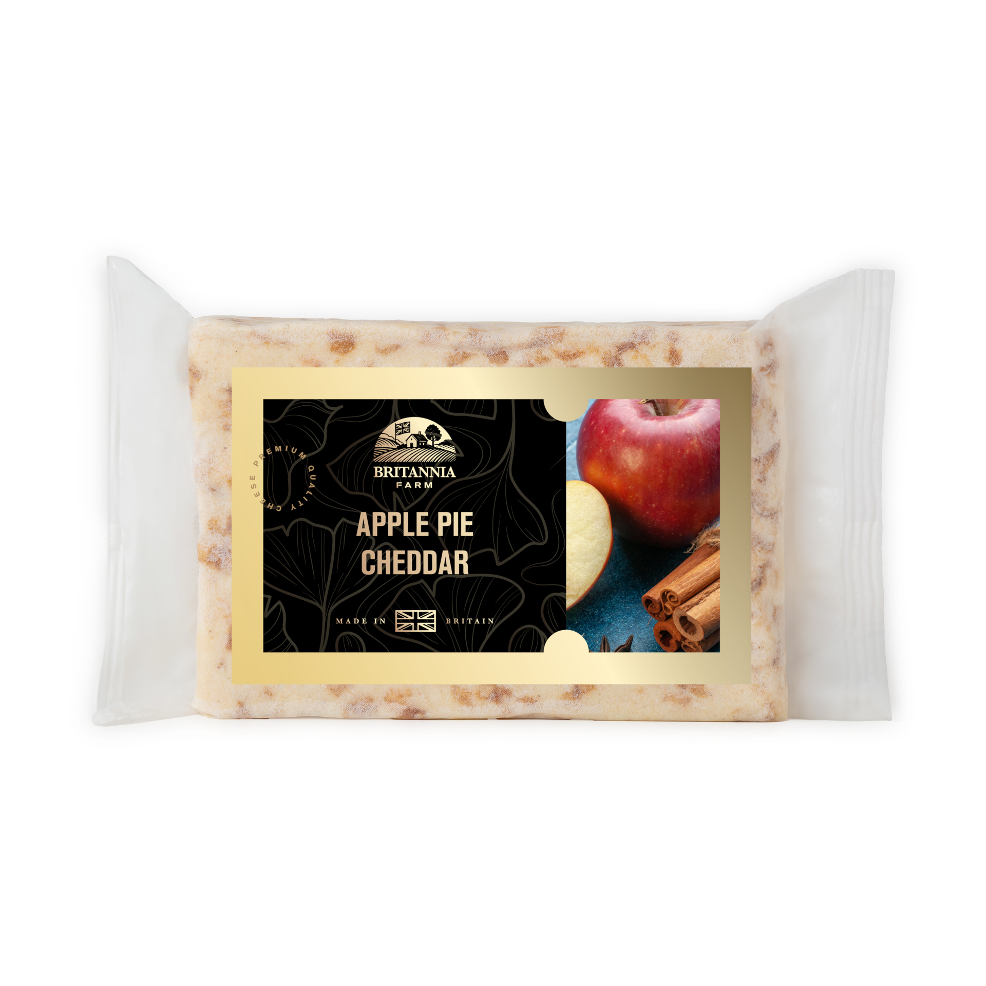 Apple Pie Cheddar cheese with apple and spice notes – British dessert cheddar