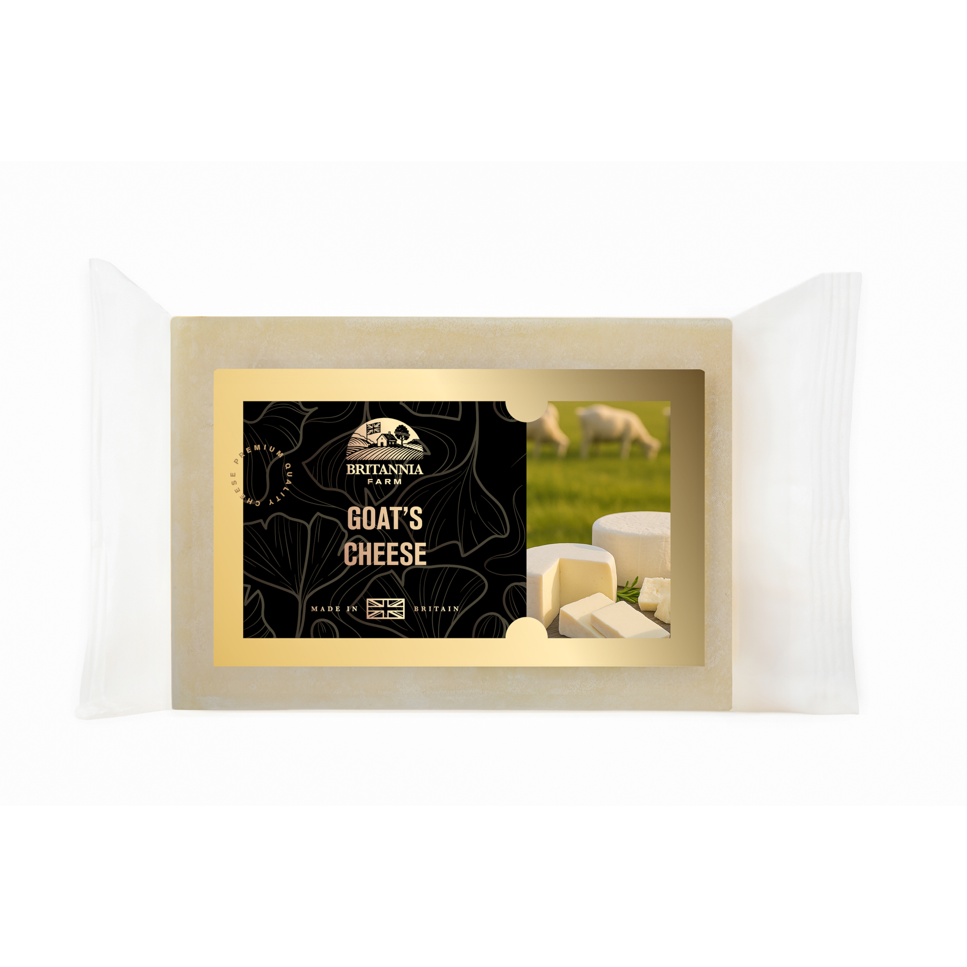 Fresh goat’s milk cheese – soft, creamy, and lightly tangy