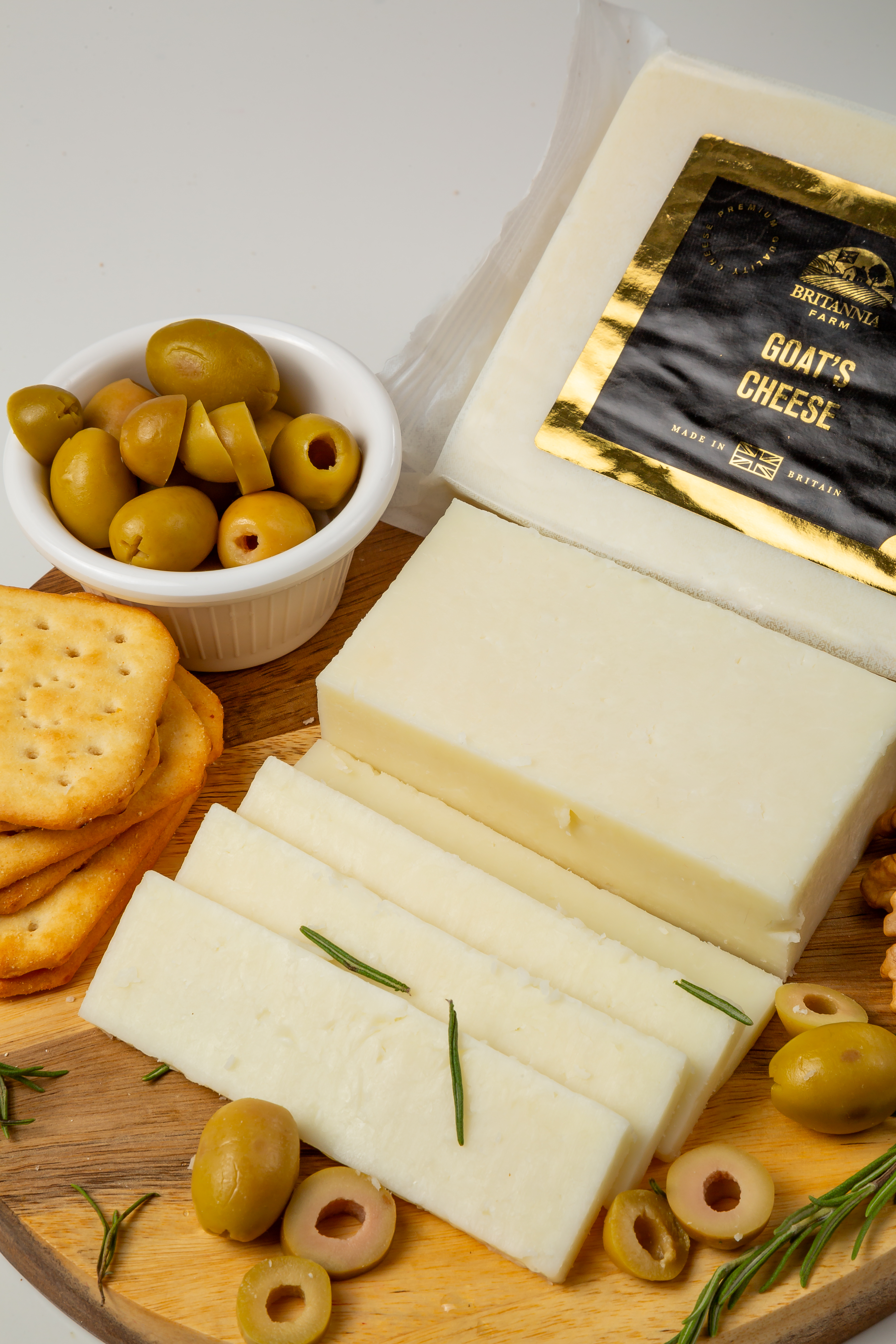 Fresh goat’s milk cheese – soft, creamy, and lightly tangy